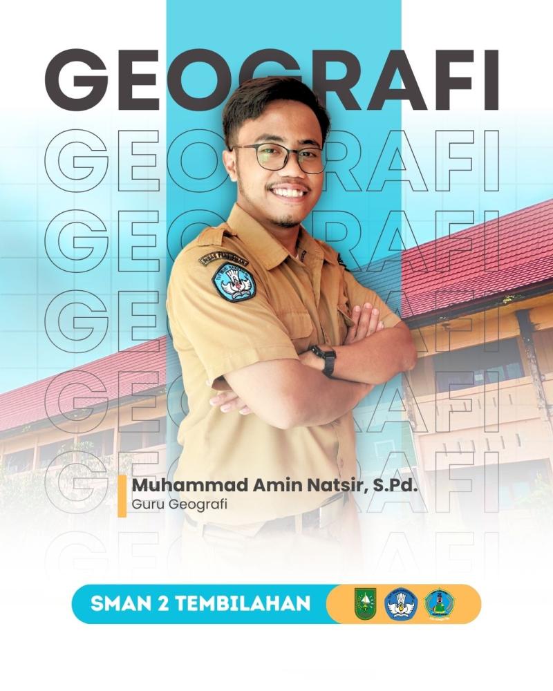Foto Muhammad Amin Natsir, S.Pd. - Guru Geografi SMAN 2 Tembilahan