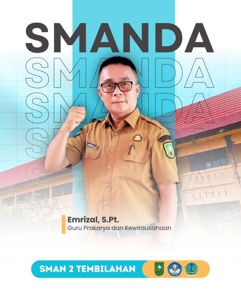 Foto Emrizal, S.Pt. - Guru Prakarya dan Kewirausahaan SMAN 2 Tembilahan